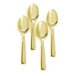 Ложка кофейная_Academy S/4 Demitasse Spoons SALE_\_Gold_12 см