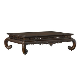 Стол журнальный_Beekman Cocktail Table_Garden Mahogany_W152 D119 H43 см