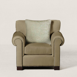 Кресло+подушка Campell_Jamaica Salon Chair_+ подушка змея_W97 D97 H86 см