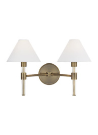 Бра_Robert 2 - Light Vanity SALE_Time Worn Bronze_L47 H31 cm E12