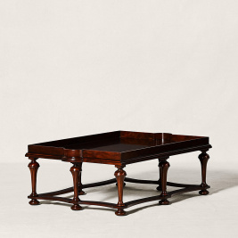 Стол журнальный_Sadler Tray Table_Medium Mahogany_W138 D95 H48 см
