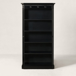 Стеллаж книжный_Brook Street_Chairman Piano Black_W112 D33 H215 см