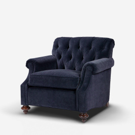 Кресло_Preston Upholstered Chair_W94 D94 H92 см
