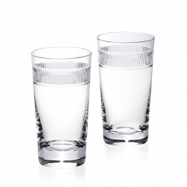 Стаканы для воды, 2 шт._Langley SALE_lead-free_crystal glass_Highball