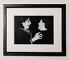 Постер_Judy Garland and Liza Minnelli_черная рама_W60 D50 см