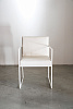 Стул_Mansion_White leather + white Stell_53x55xh81 см