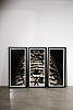 Постер_Stuart Redler triptychs, black wedge
