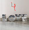 Стол журнальный_Alphabet Love_36-43х48х45 см